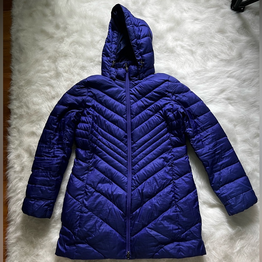 Lands End Purple Quilted Packable Winter Jacket